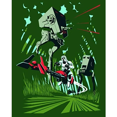 Afbeelding van Komar Poster Star Wars Classic Vector Endor Kinderkamer, slaapkamer, woonkamer