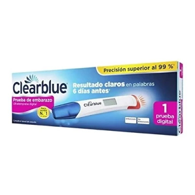 Afbeelding van Clearblue Ultravroeger digitale zwangerschapstest (10 mIU/ml), geen test kan je van tevoren weergeven, 1