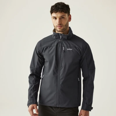 Afbeelding van Jas Heren Softshell Wandelen