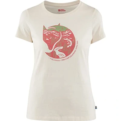 Afbeelding van FJALLRAVEN Dames Arctic Fox Print T shirt W onderhemd