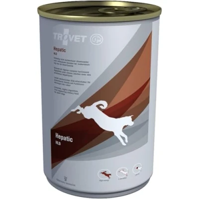 Afbeelding van TROVET Hepatic HLD Hond 400 gr blik