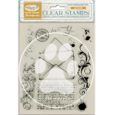 Afbeelding van Stamperia WTK210 acryl stempel, helder, 14 x 18 1 cm