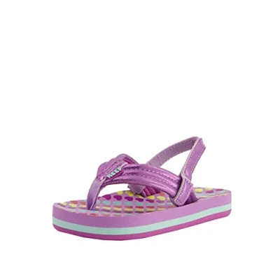 Afbeelding van Slipper Reef Kids Little Ahi Lavender Hearts Schoenmaat 24