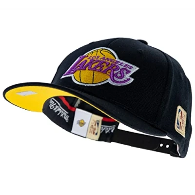 Afbeelding van Mitchell &amp; Ness NBA/HWC Classic Red Snapback, zwart, Los Angeles Lakers, One size
