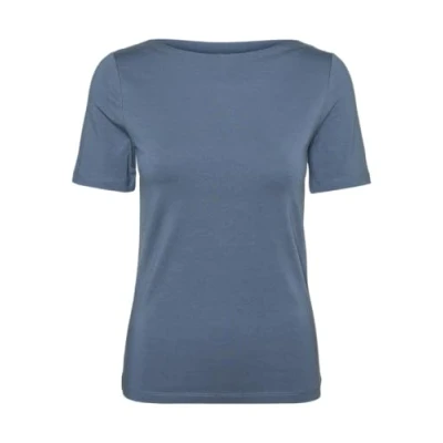 Afbeelding van Vero Moda Vmpanda Tshirt basic, Dames, Maat: XS, China blue