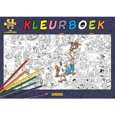 Afbeelding van Uitgeverij big balloon jan van haasteren kleurboek