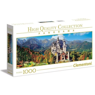 Afbeelding van Clementoni Panorama High Quality Collectie puzzel Het kasteel Neuschwanstein 1000 stukjes, volwassenen