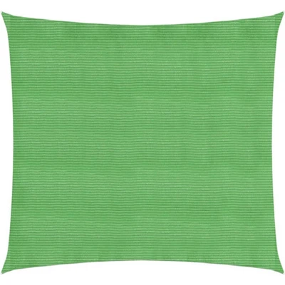 Afbeelding van Zonnezeil 160 g/m² 3,6x3,6 m HDPE lichtgroen