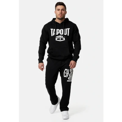 Afbeelding van Tapout Normale Passform Active Basic Hoodie, Heren, Maat: 3XL, Black white