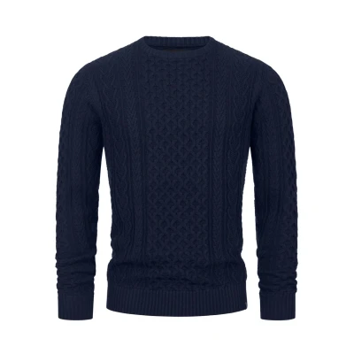 Afbeelding van Indicode Jeans Inbellin Trui, Heren, Maat: Small, Navy
