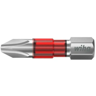 Afbeelding van Wiha 42539 Kruis bit PH 2 Molybdeen vanadium staal Gehard 25 stuk(s)