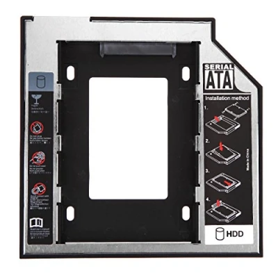 Afbeelding van Amazingdeal365 Universele 2.5 2nd 9.5mm Ssd HD SATA Harde Schijf Drive HDD Caddy Adapter Bay