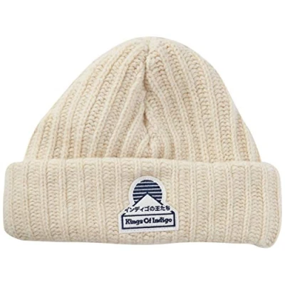 Afbeelding van Kings of Indigo Uniseks beanie gebreide muts, ivoor (Off White 7200), One size