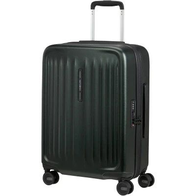 Afbeelding van Samsonite Reiskoffer Fyrm spinner 55/20 handbagage uitbreidbaar Deep green 2.6 kg 46l