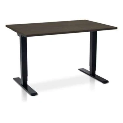 Afbeelding van MRC COMFORT elektrisch zit sta bureau 120x80 bruin eiken