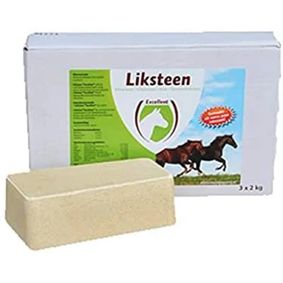 Afbeelding van Excellent Liksteen Mineral Horse 6 Wit