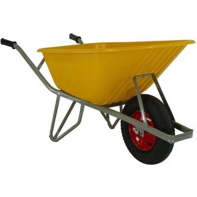 Afbeelding van Fort Kruiwagen Dynamic 100 geel PP 100L