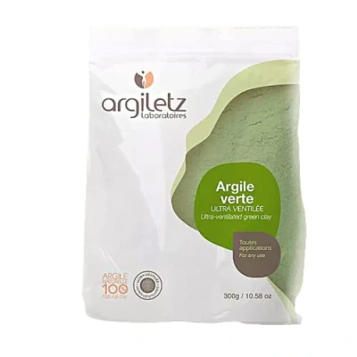 Afbeelding van Arcilia Argiletz Groene klei in poeder, ultra geventileerd, zakje 300 g, maskers, verzorging, kuur, schoonheid