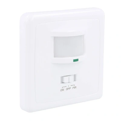 Afbeelding van Yphix Led Bewegingsmelder Muur Inbouw Wit LEDdirect.nl Tijd &amp; Lichtgevoeligheid Zelf Instellen Straal van 12 Meter PIR Sensor