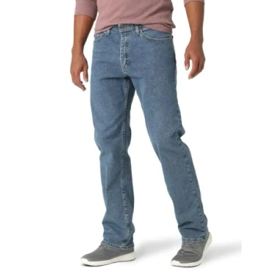 Afbeelding van Wrangler Heren Comfort Flex Taille Relaxed Fit Jean blauw S