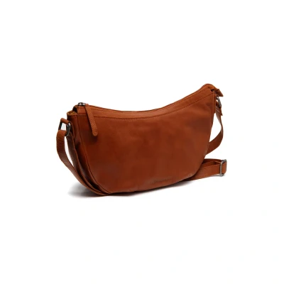 Afbeelding van The Chesterfield Brand Leren Schoudertas Cognac Clarita