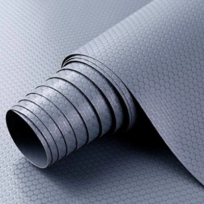 Afbeelding van Plankvoering Keukenladematten, niet klevende EVA koelkastvoeringen met waterdichte duurzame koelkasttafelplacemats voor kast, ladevoering (Grijs, 60x500cm)