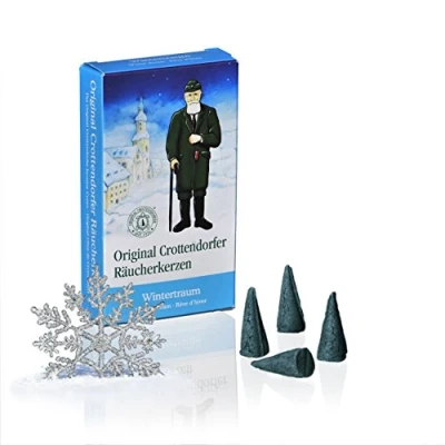 Afbeelding van Originele Crottendorfer Rookkaarsen Geur: Winterdroom Hoeveelheid: 24 stuks Maat: M Made in Germany