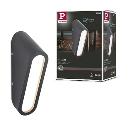 Afbeelding van Paulmann Cliff 94733 Buitenlamp (wand) LED 9.5 W Antraciet