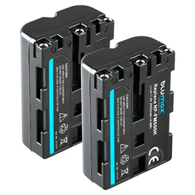 Afbeelding van Blumax 2X Batterij NP FM500H (2000mAh) voor Sony Camera Alpha DSLR/SLT Serie EVO ii a57 a58 a68 a77/ a99 / 7,4V 14,8Wh