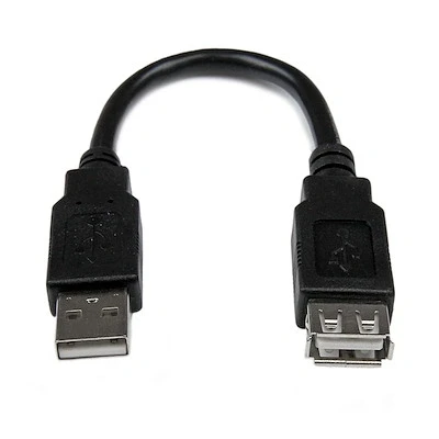 Afbeelding van StarTech.com 15cm USB 2.0 Verlengkabel A naar M/F