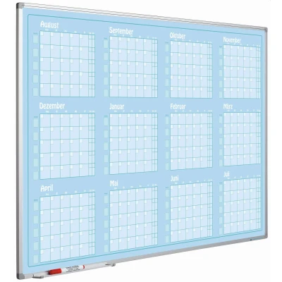 Afbeelding van Jaarplanner blauw, Softline profiel, Aug Jul, D