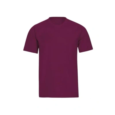 Afbeelding van Trigema heren t shirt deluxe katoen, rood (Sangria 089), XXL