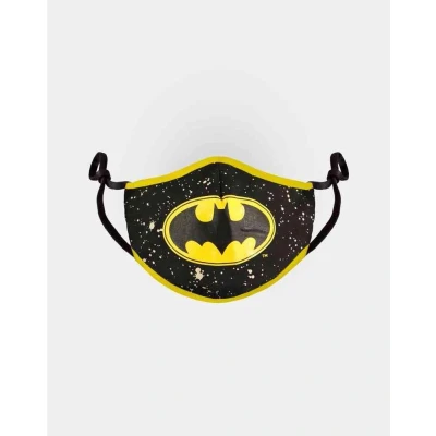 Afbeelding van Batman Black&amp;Yellow Adjustable Shaped Face Mask (1 Pack)