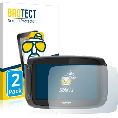 Afbeelding van BROTECT Screenprotector voor TomTom Rider 420 Folie Beschermfolie matte (2 Stuks)
