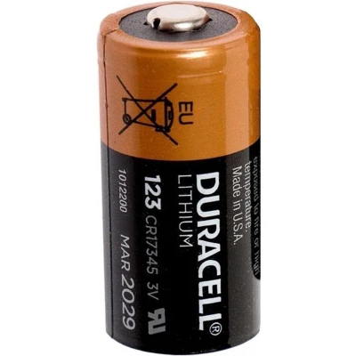 Afbeelding van Duracell Lithium CR123A batterij 3V