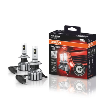 Afbeelding van Osram Night Breaker LED lampen Truckstar H7 24V/16W set van 2 stuks