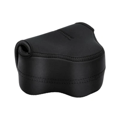 Afbeelding van JJC OC F1BK cameratas van neopreen, voor spiegelloze camera&#039;s Sony, Canon, Olympus, Fujifilm, Samsung, Panasonic etc, zwart Geschikt met lensmaten tot 127 x 85 84 mm