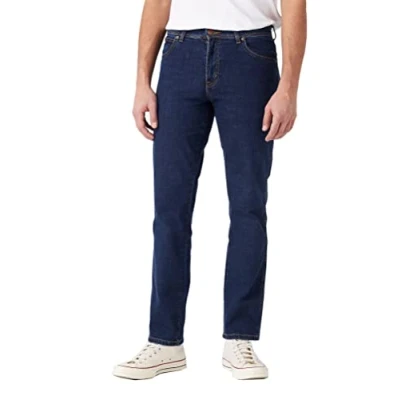 Afbeelding van Wrangler Texas Slim fit jeans, Heren, Maat: 30x30, Dark blue