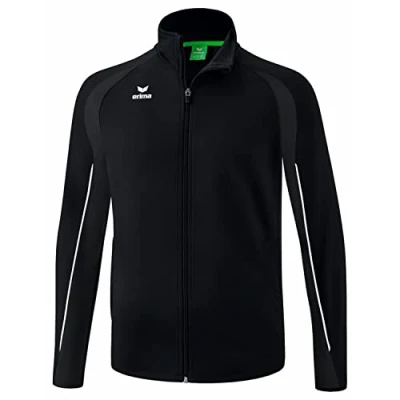 Afbeelding van LIGA STAR polyester trainingsjack zwart/wit / L