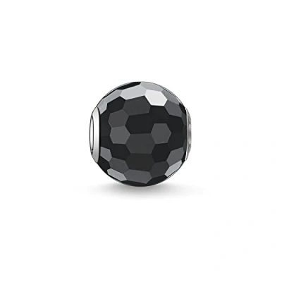Afbeelding van Thomas Sabo Karma Beads Bedel Obsidian Faceted K0003 023 11