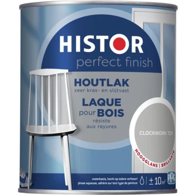 Afbeelding van histor perfect finish houtlak hoogglans clockwork toy 0.75 ltr