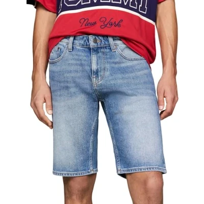 Afbeelding van Tommy Jeans Denim shorts voor heren met stretch, Medium, 27W