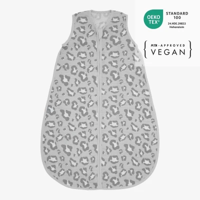 Afbeelding van Baby slaapzak 0.5 TOG, Mousseline voor de zomer, 100% biologisch katoen, OEKO TEX gecertificeerd, Ademend en licht, Newborn trappelzak