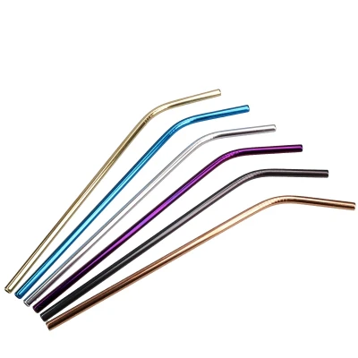 Afbeelding van RVS Buigrietje 6mm x 23cm Regenboog Kleuren