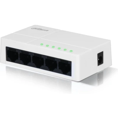 Afbeelding van Dahua Ethernet Switch 5 Poorten Unmanaged x 10 / 100 1000 Mbps Internet Netwerk splitter PFS3005 5GT L