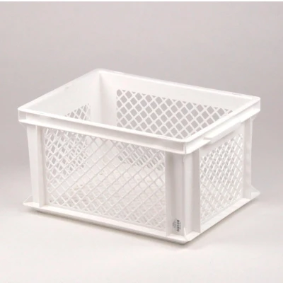 Afbeelding van Lastpak Fietskrat Kunststof Wit L40 x B30 H22 cm
