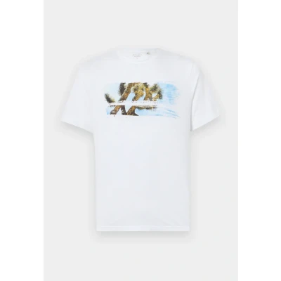 Afbeelding van TOM Tailor Photo Tshirt print, Heren, Maat: XL, White