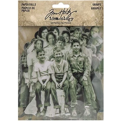 Afbeelding van Tim Holtz Idea ology Paper Dolls Groups