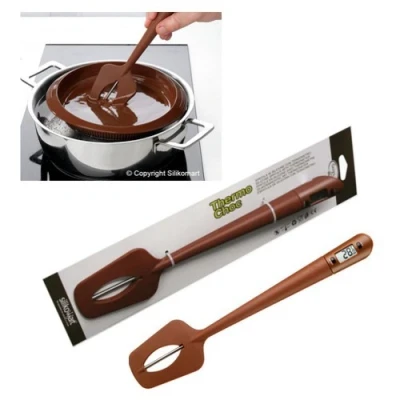 Afbeelding van Silikomart Chocolade Spatel / Thermometer 32cm