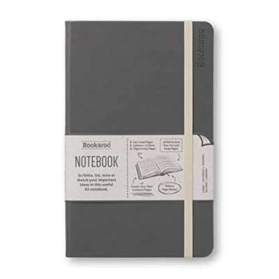 Afbeelding van IF Bookaroo Notitieboek A5 Journal Houtskool